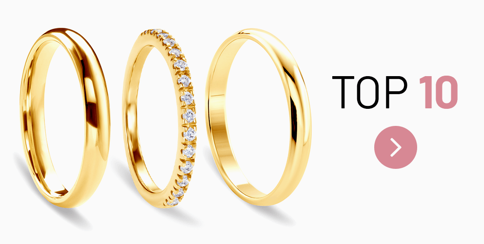 Our current top 10 wedding rings
